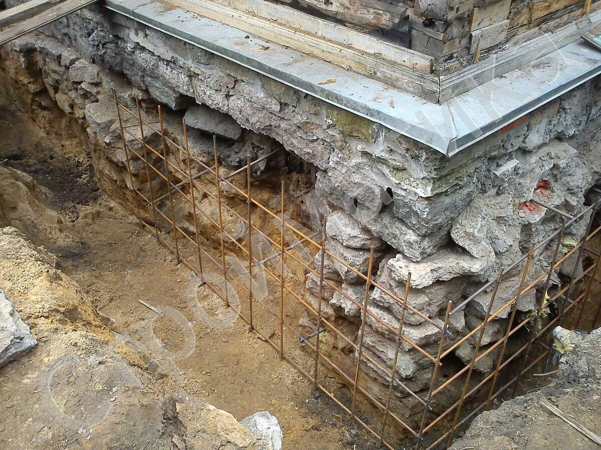 Ремонт фундамента старого деревянного дома своими руками
