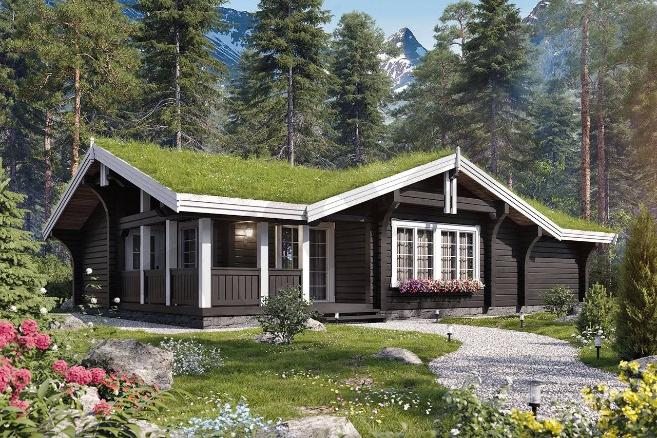 Одноэтажные финские дома из бруса с верандой: как возводится деревянная постройка