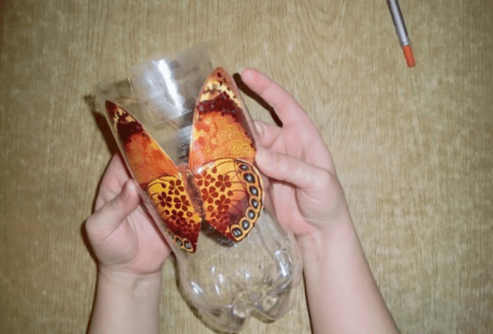 Изготовления бабочки из пластиковой бутылки своими руками: применение +фото и видео