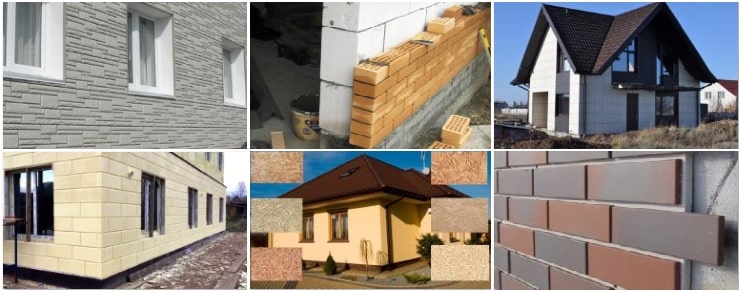 Наружная отделка дома из газобетона: чем обшить фасад