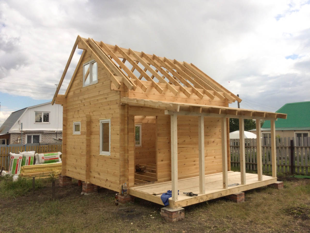 Как построить брусовой дом от начала до конца: дом своими руками