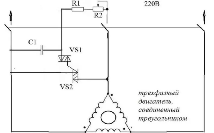 Эл двигатель 220в подключение. Схема включения трёхфазного электродвигателя на 220в. Схема. Подключения двигателя в сеть 220 схема трехфазного. Схема подключения однофазного электродвигателя на 3 КВТ 220в. Схема подключения асинхронного двигателя 220в с конденсатором.