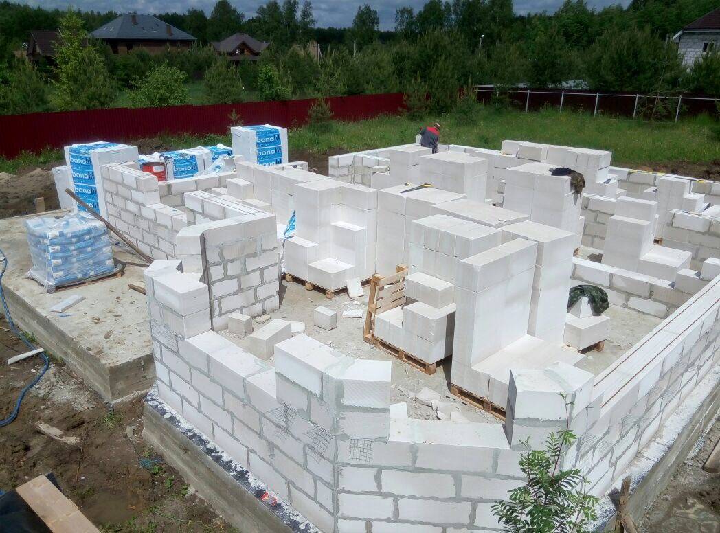 Как построить дом из газоблока?