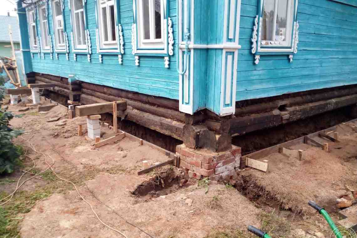 Как подвести фундамент под старый деревянный дом своими руками: пошаговая инструкция