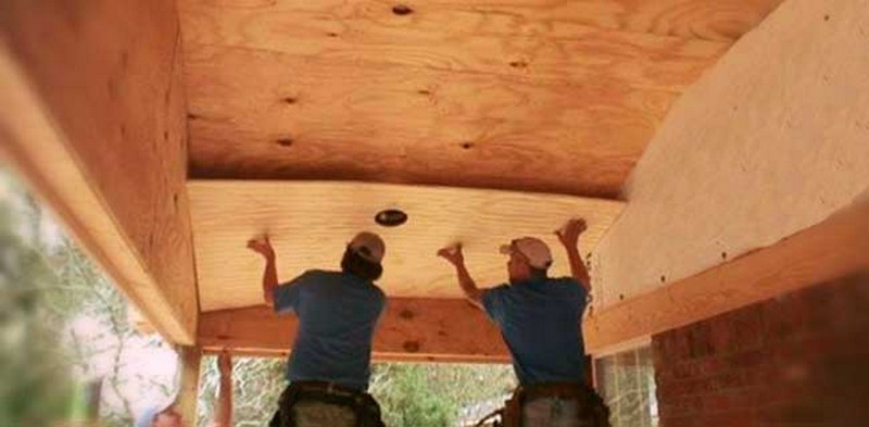 Потолок из фанеры своими руками: как сделать, чем отделать (фото, видео)