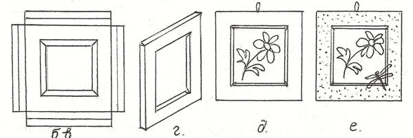 Рамки для рисунка своими руками