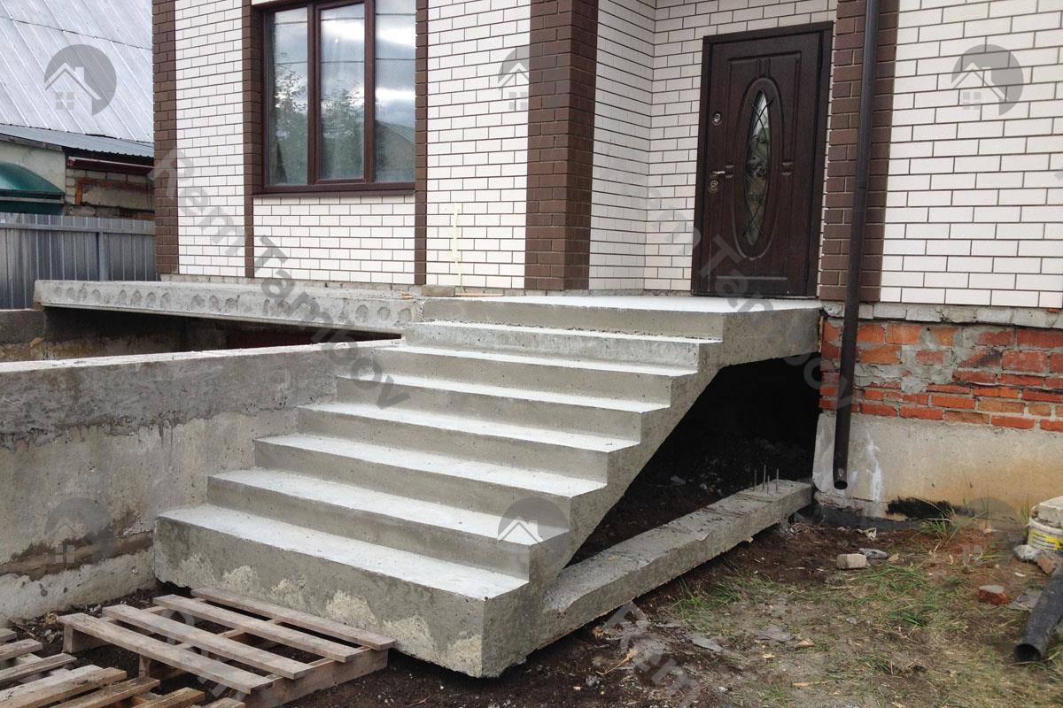 Как сделать ступеньки для крыльца
