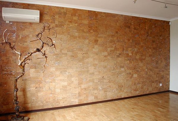 Стеновые пробковые обои или панели для декорации стен внутри помещения: выбор клея, материала, советы и техника монтажа к разным поверхностям