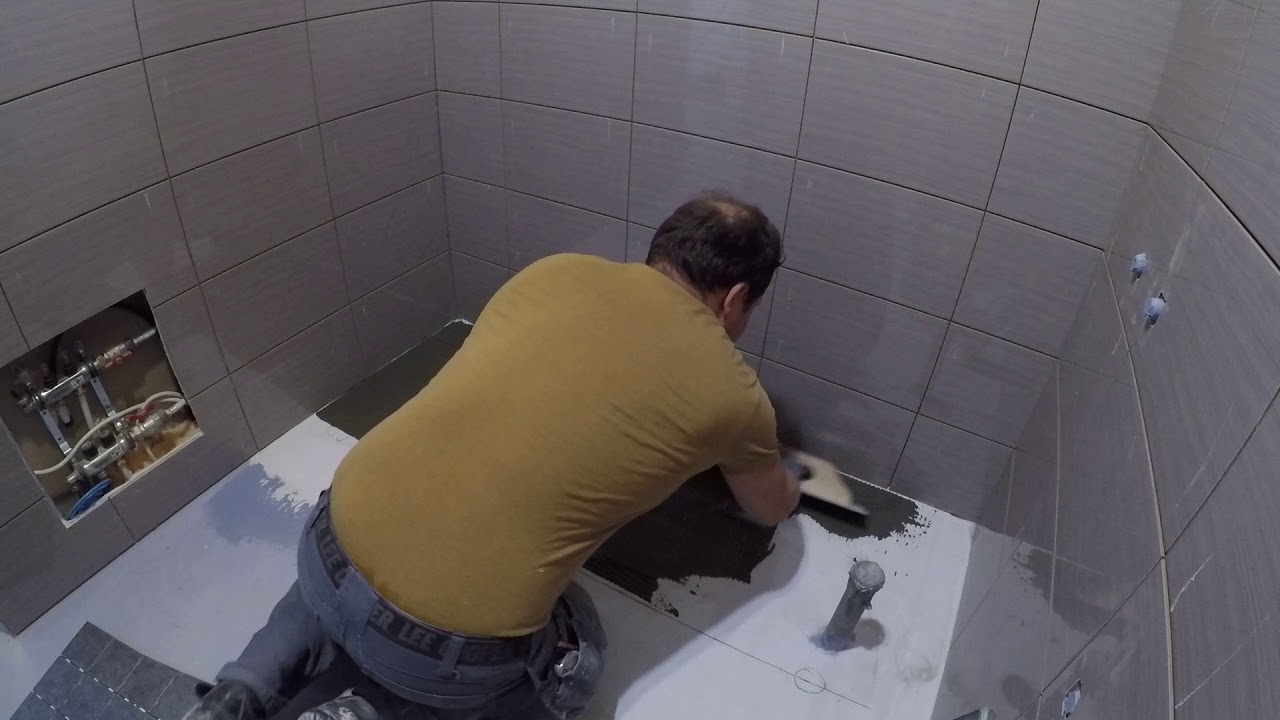 Укладка плитки на пол в туалете: подготовка, методы укладки