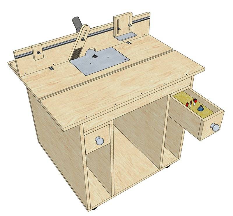 Изготовление фрезерного стола своими руками: Инструкции процесса