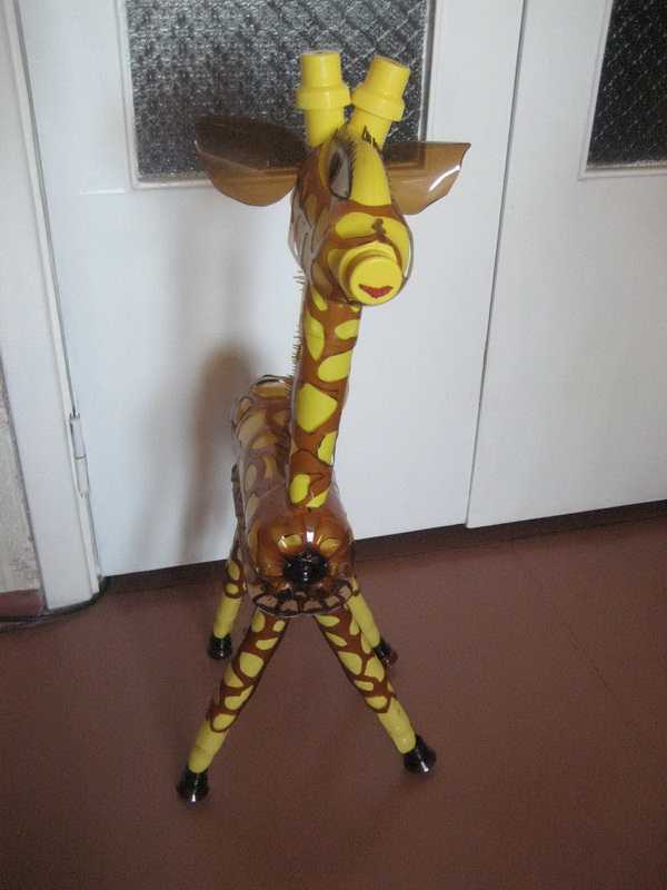 Жираф из пластиковых бутылок своими руками – фото, как сделать. жираф из пластиковых бутылок поделки из пластиковых бутылок жираф пошаговая инструкция