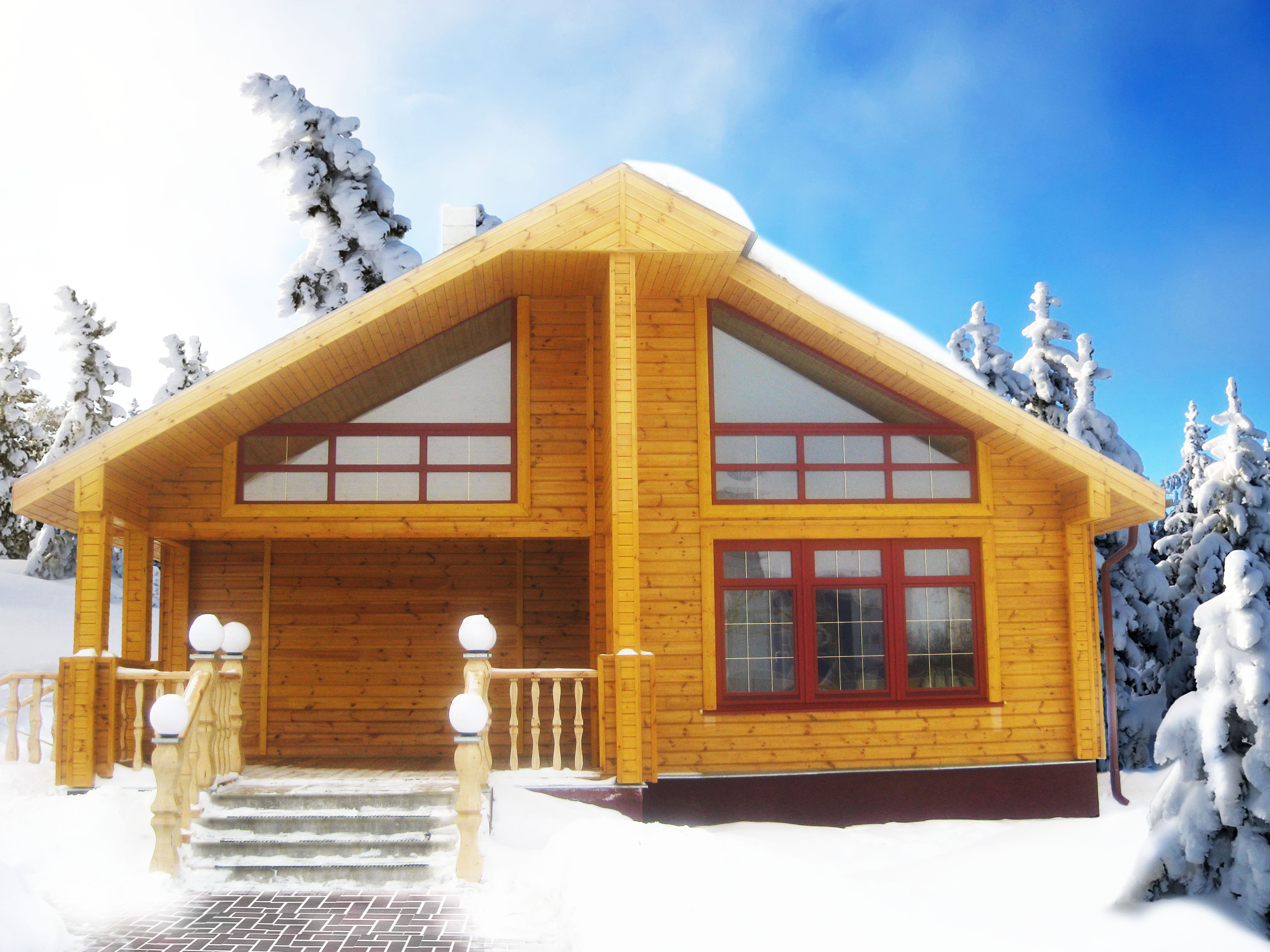 Строительство домов зимой - можно ли строить дом зимой: все минусы и плюсы зимнего строительства - holz house