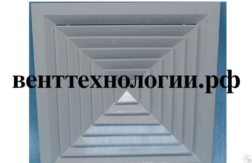 Диффузор потолочный и решетки вентиляционные для ванной: монтаж и установка