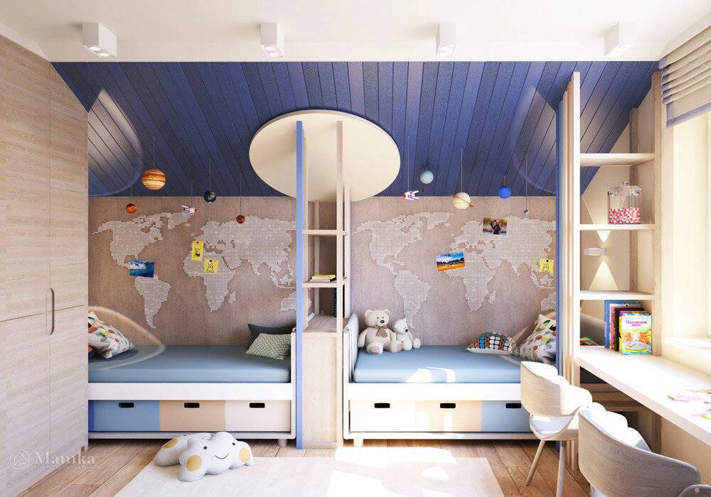 Создаем ремонт детской дешево и красиво: +фото комнаты для мальчика или девочки, а также двоих детей - идеи дизайна