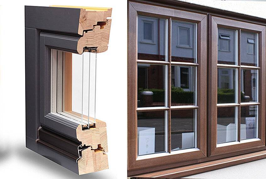 Деревянно алюминиевые окна - особенности и советы