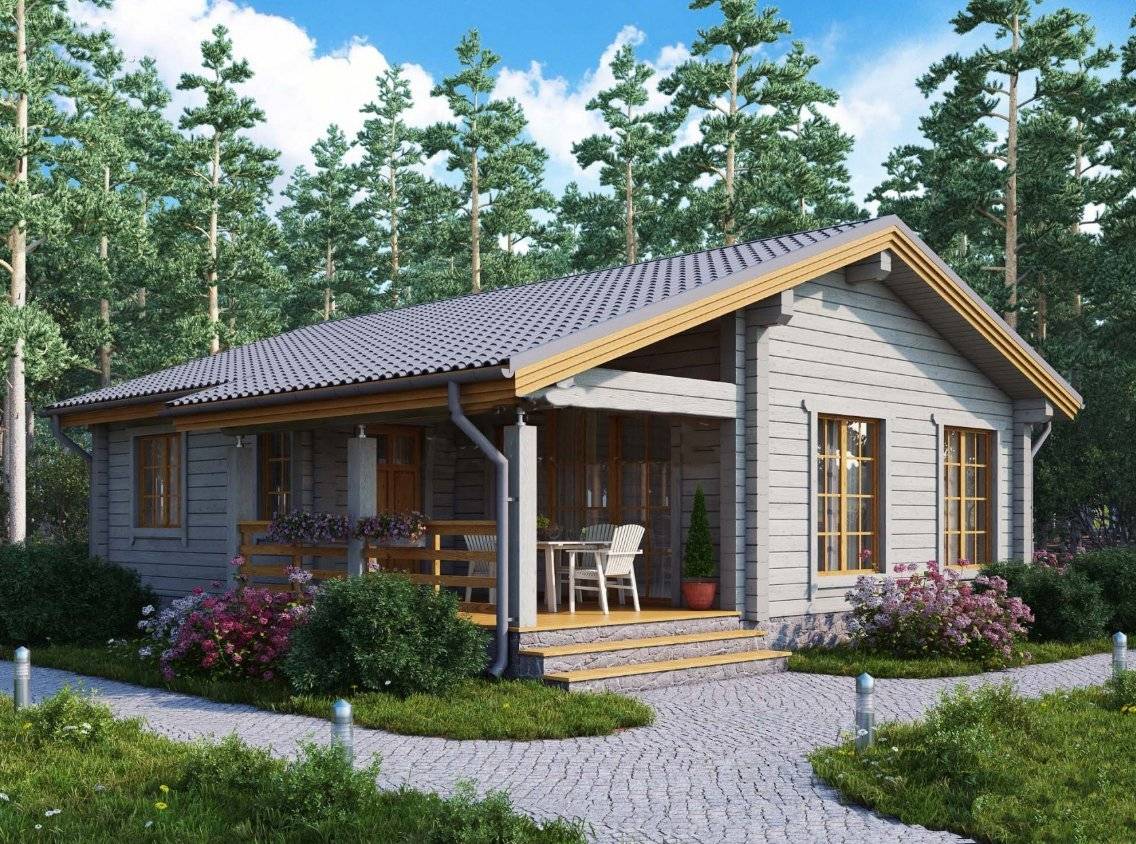 Финские дома одноэтажные из дерева и бруса: проекты