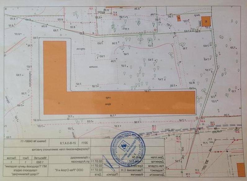 Топографический план земельного участка где взять