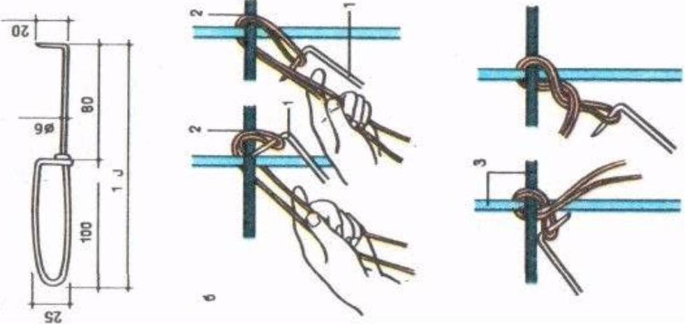 Крючок для вязки арматуры своими руками чертежи размеры