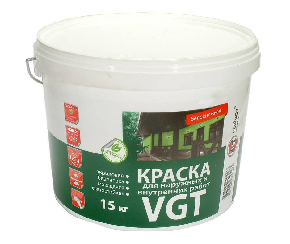 Интерьерная водно-дисперсионная краска для внутренних работ