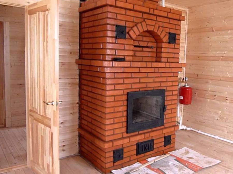 Печь из кирпича для дачи