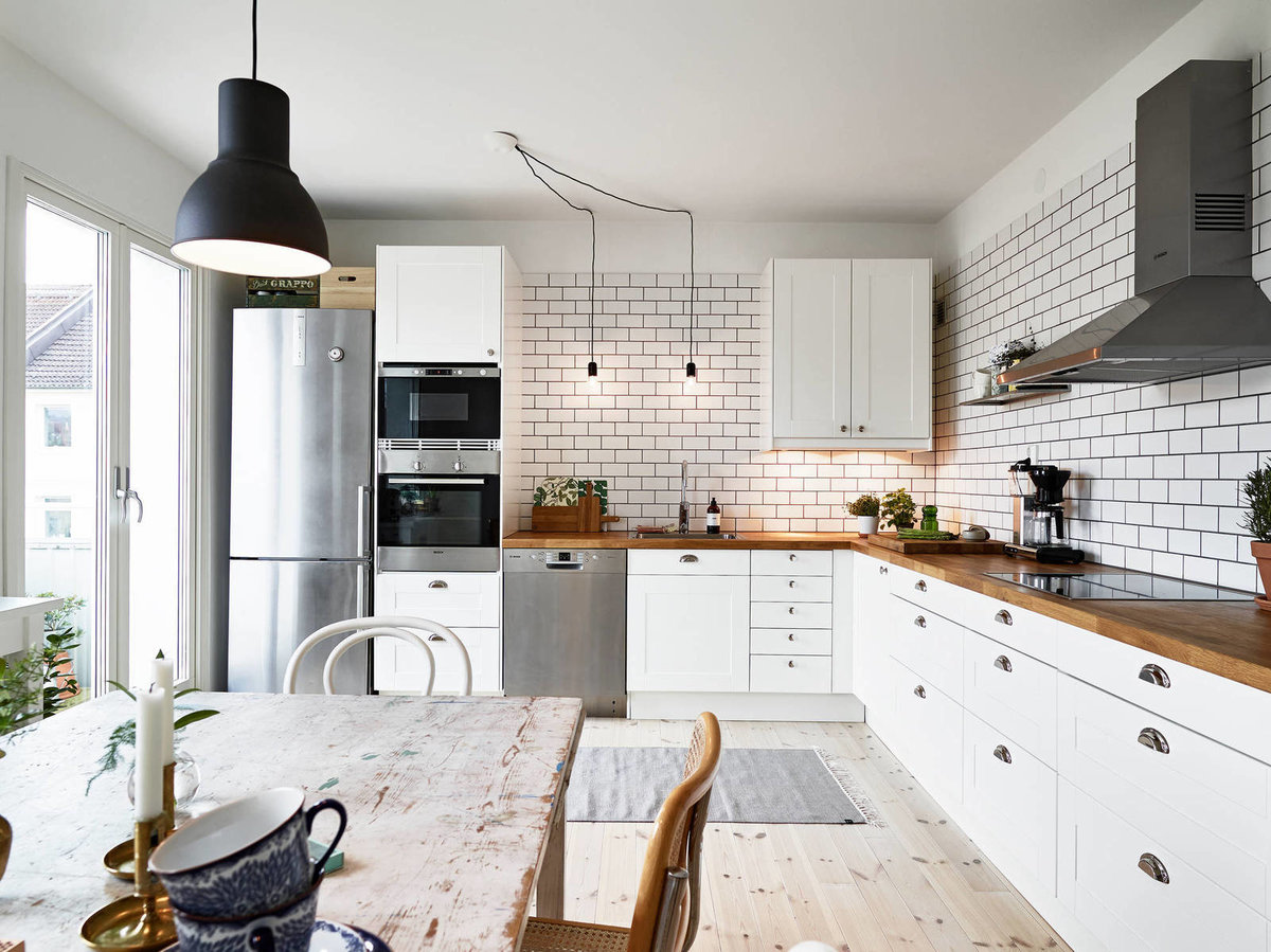 кухни в своем доме в скандинавском стиле