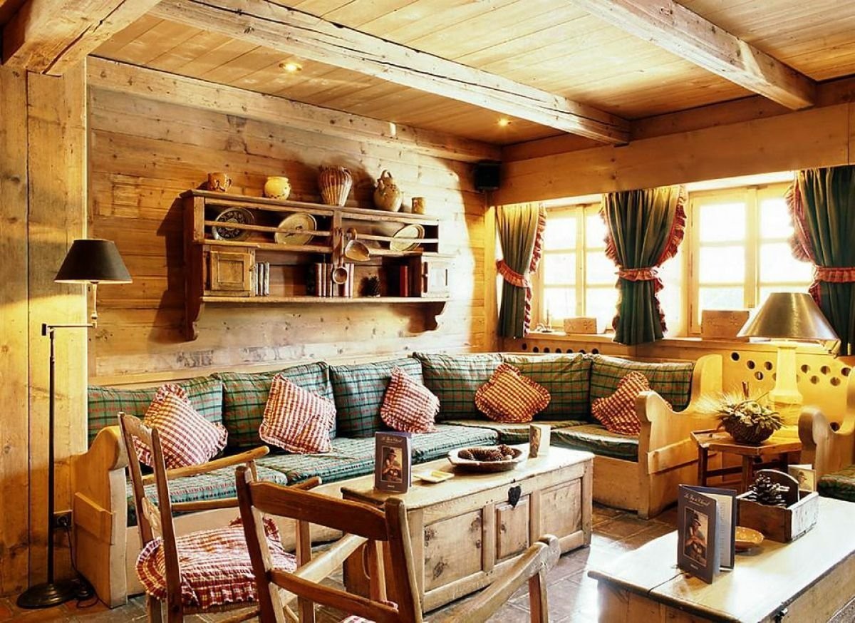 Рустикальный стиль деревянного дома – новое направление в дизайне (52 фото)