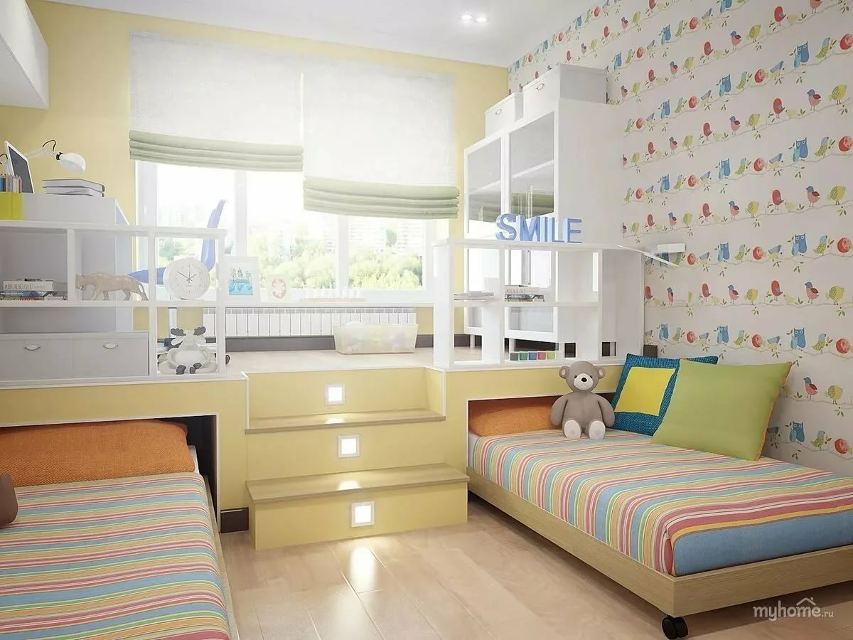 55 лучших идей обустройства детской комнаты для двоих детей - каталог статей на сайте - домстрой