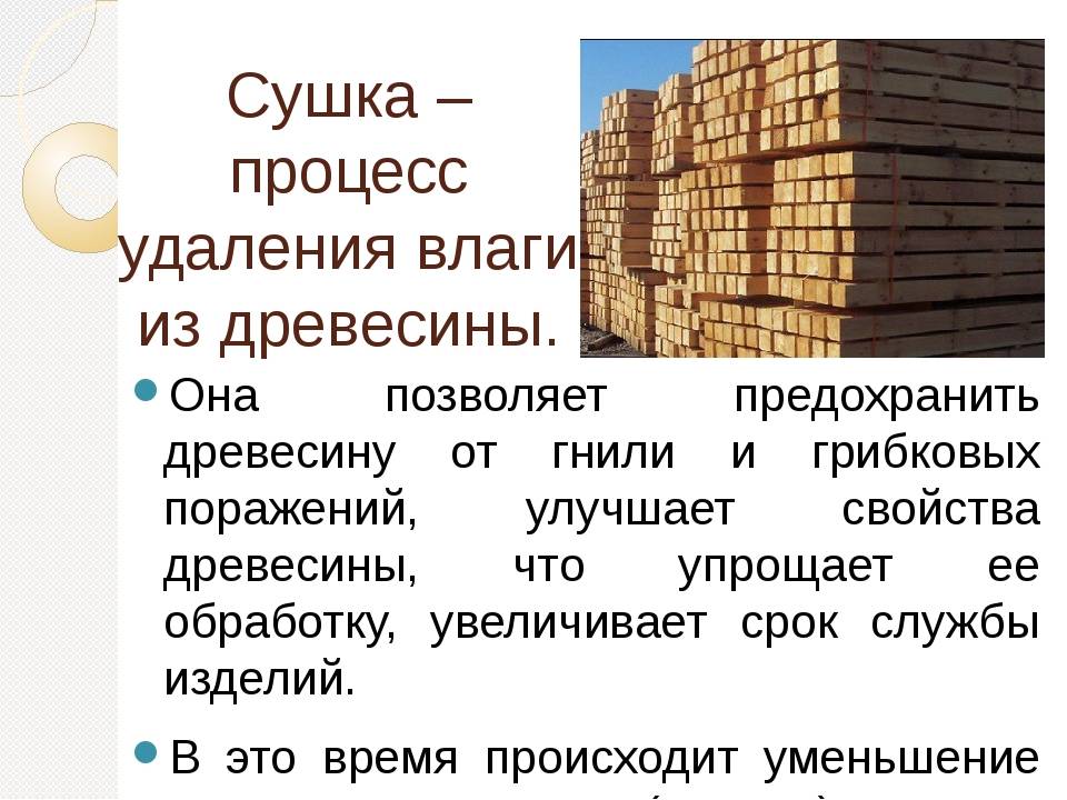 Сушка древесины солью – описание метода и рекомендации