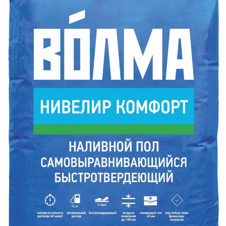 Нивелир - наливной пол волма - комфорт: отзывы, характеристики