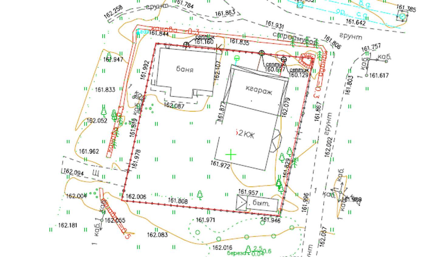 Топографическая карта земельного участка в масштабе 1 500 для водоснабжения где получить