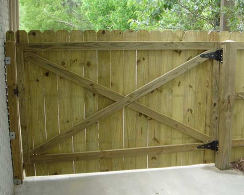 Инструкция по изготовлению и установке деревянных ворот