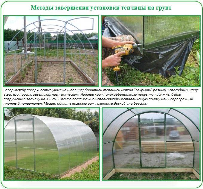 Теплица из поликарбоната своими руками: пошаговая инструкция