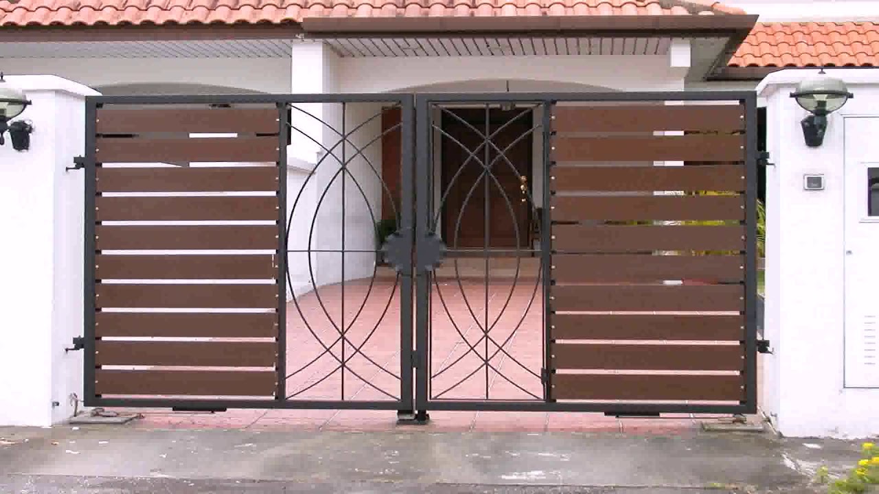 Обзор красивых ворот, калиток в частных домах своими руками