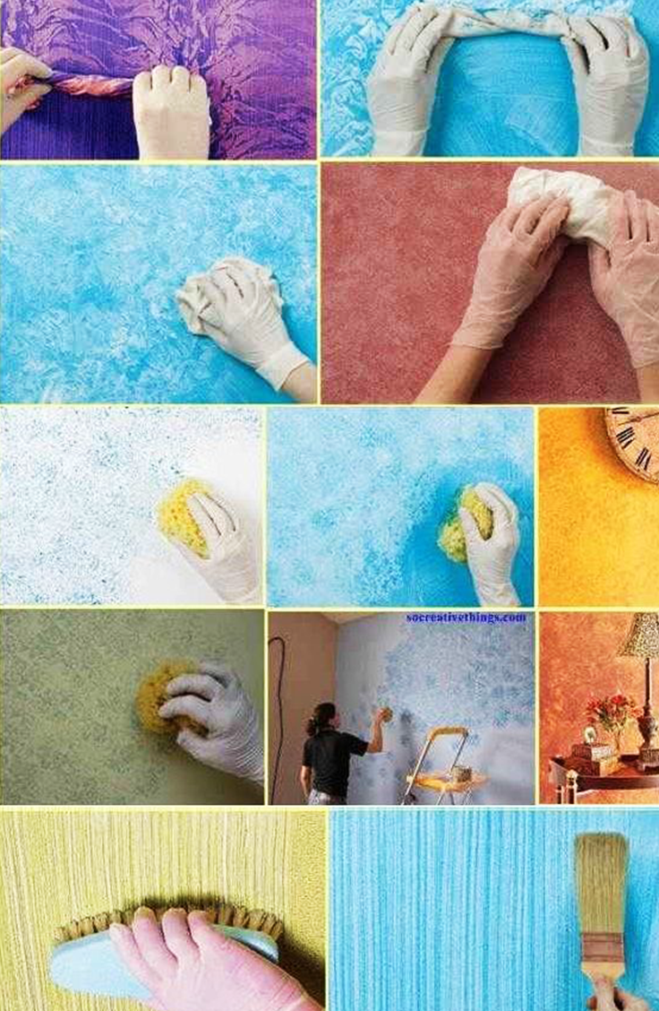 8 идей оригинальной покраски стен – diy и мастер-классы