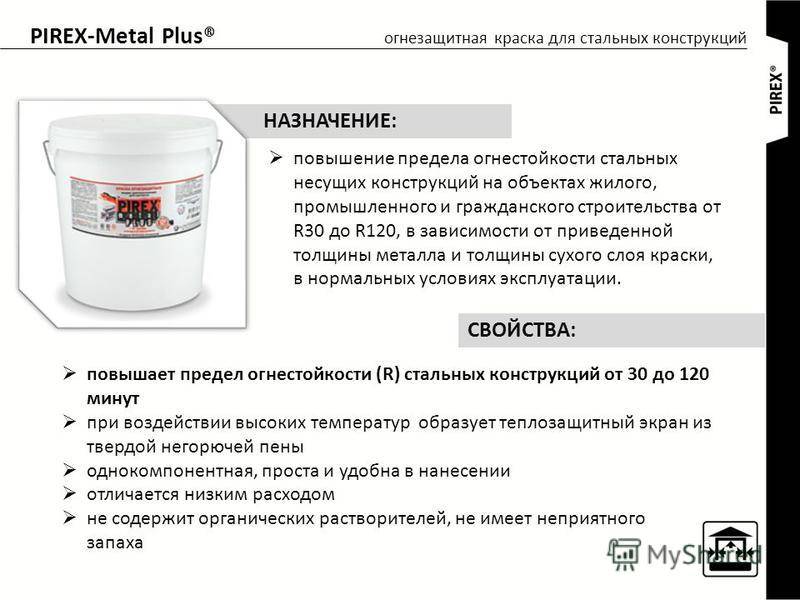 Огнезащитная краска: популярные продукты и их описание (+30 фото)