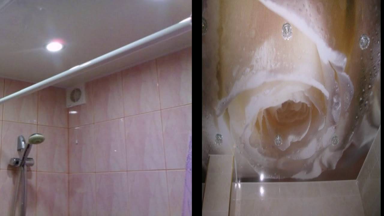 Натяжной потолок в туалете квартиры – дизайн, цвета