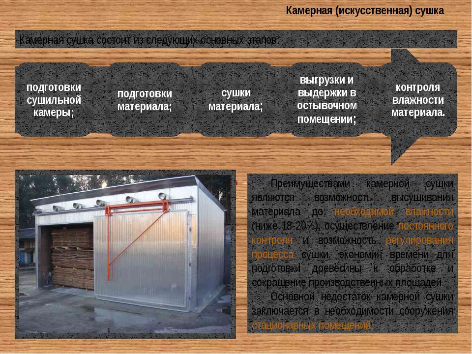 Сушка древесины разными способами: от промышленных до домашних с помощью подручных средств