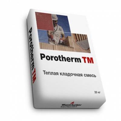 Клей для керамических блоков: теплый кладочный раствор perel, поротерм, описание, способ применения и цены