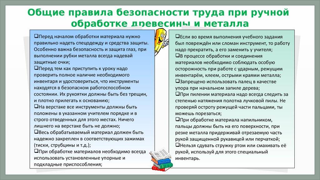 Инструкция по технике безопасности при обработке древесины | творческие проекты и работы учащихся