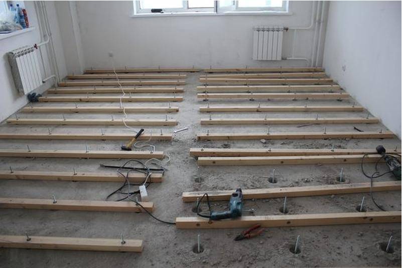 Пол из фанеры: по лагам своими руками, толщина укладки в квартире, расстояние между лагами, монтаж какой использовать | онлайн-журнал о ремонте и дизайне