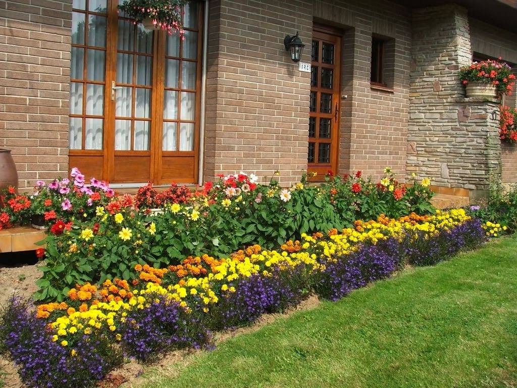 Клумбы и цветники своими руками: 95 фото как разбить и оформить самые красивые цветники и клумбы