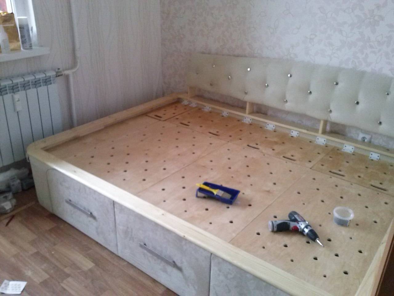 Самодельная кровать материалы, конструкции, чертежи, решения, нюансы — красстройка