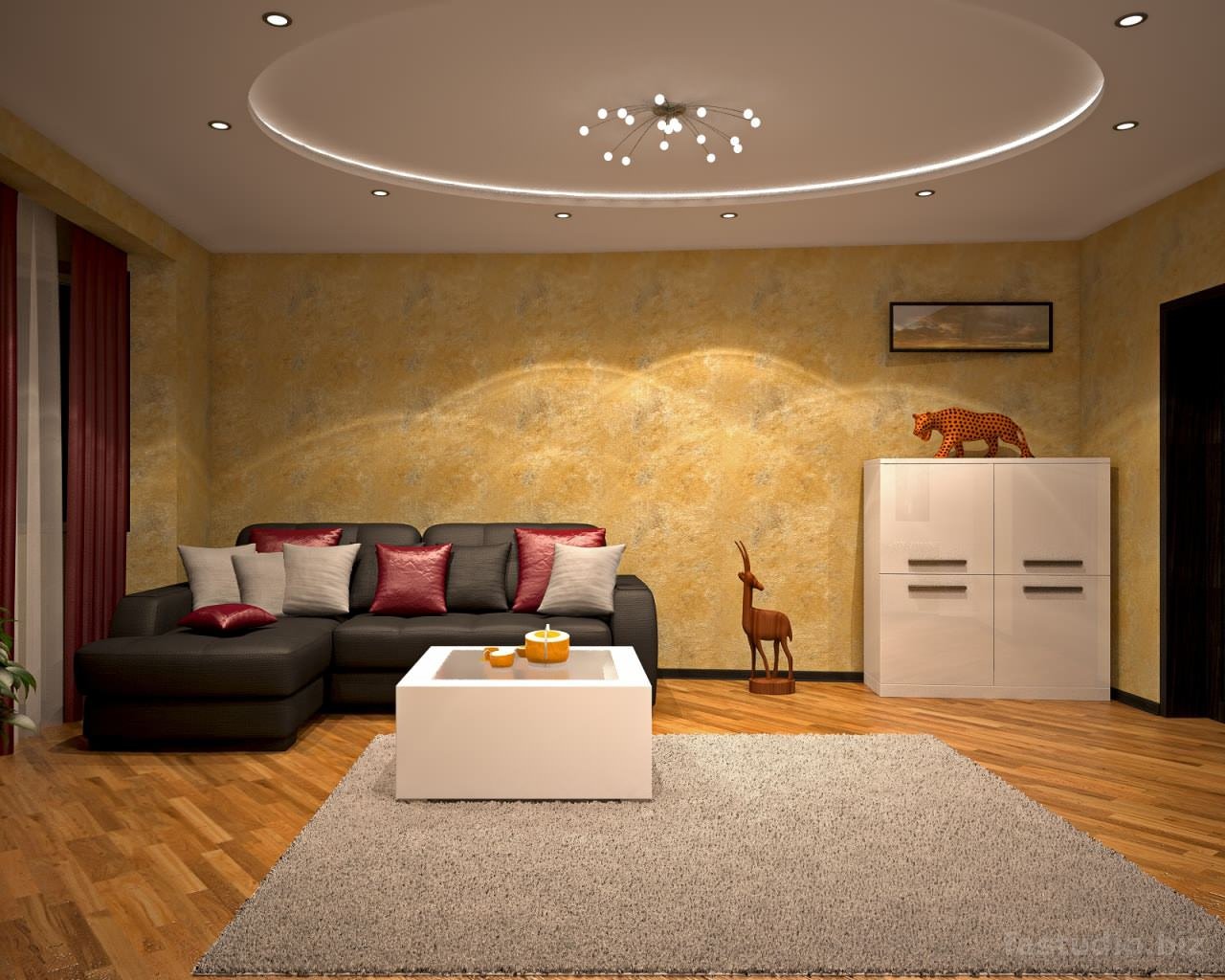 Современные потолки в квартирах - варианты, фото