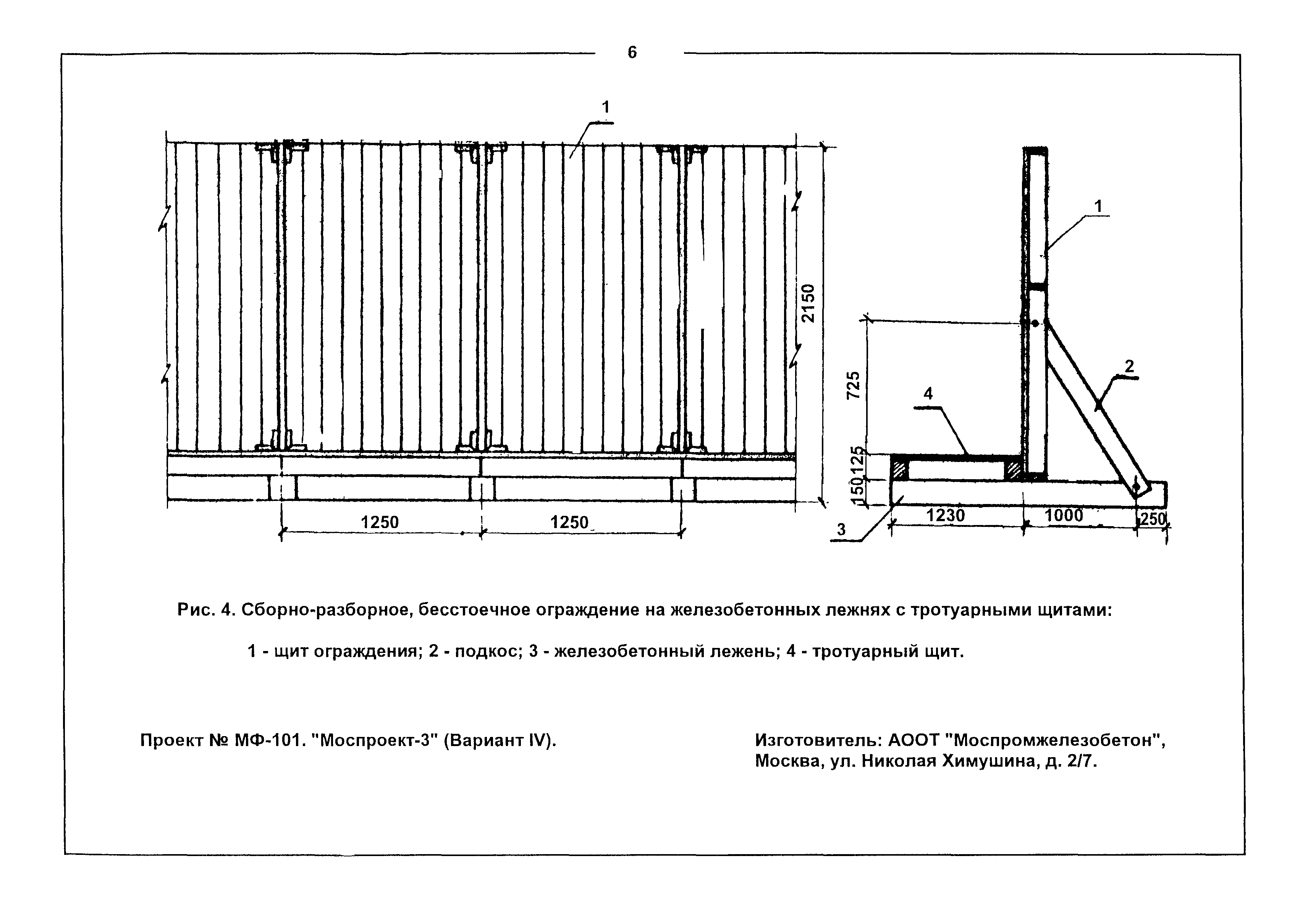 Временное ограждение для строительной площадки