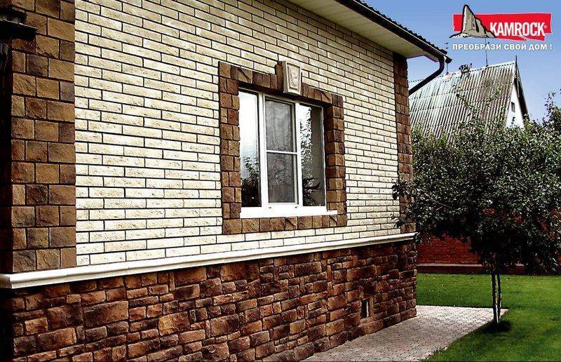 Облицовка фасада камнем