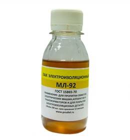 Характеристики электроизоляционного лака мд – 92 и его применение