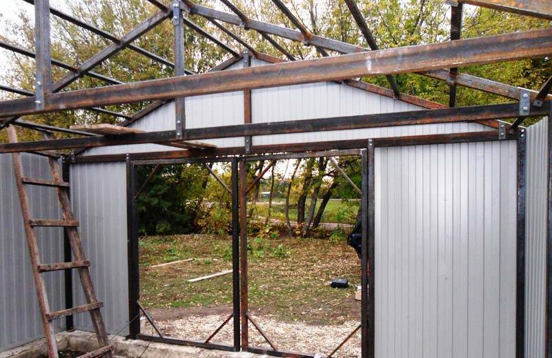 Каркасные дома из металлического профиля