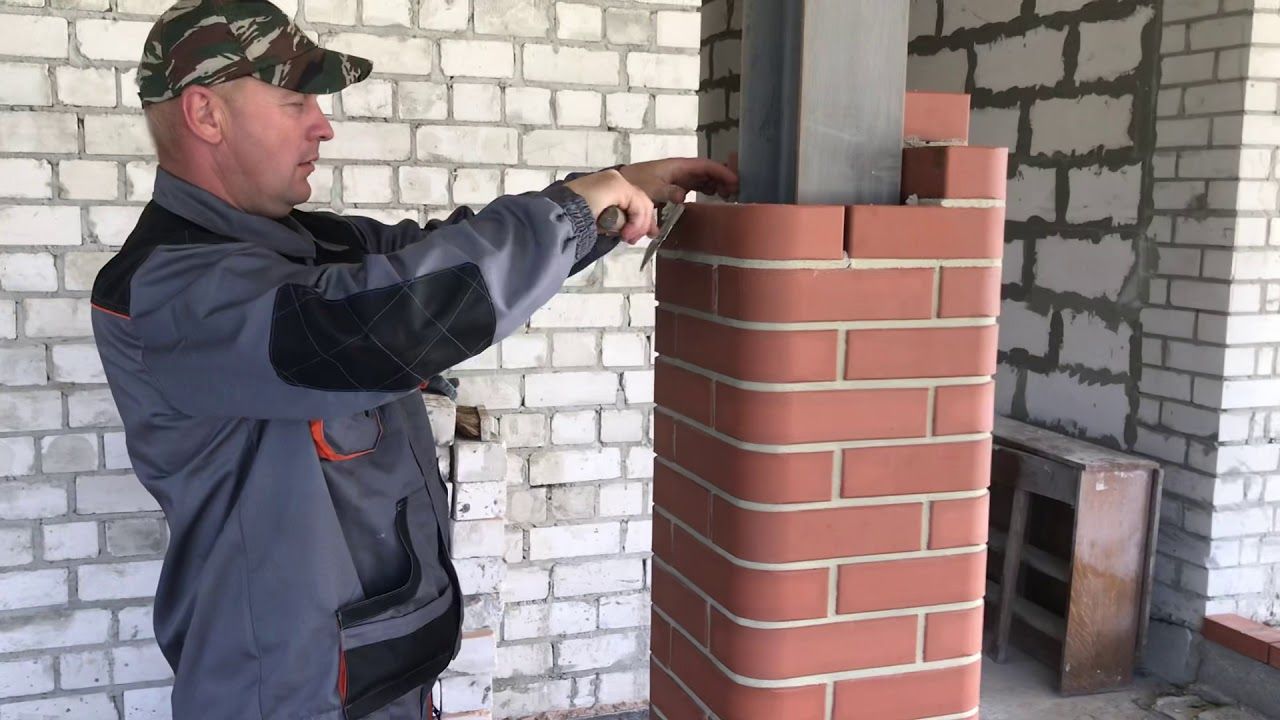 Кладка кирпича под расшивку: способы выполнения