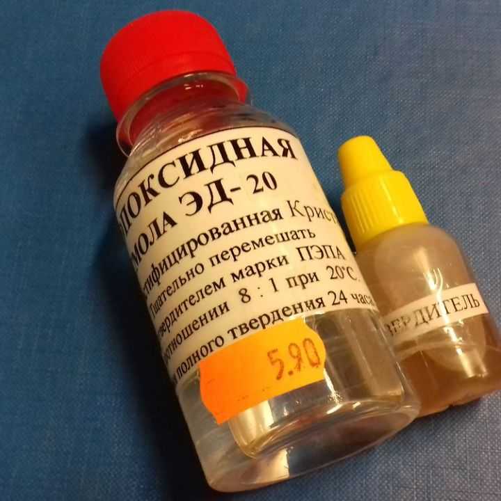 Пропорции эпоксидной смолы и отвердителя