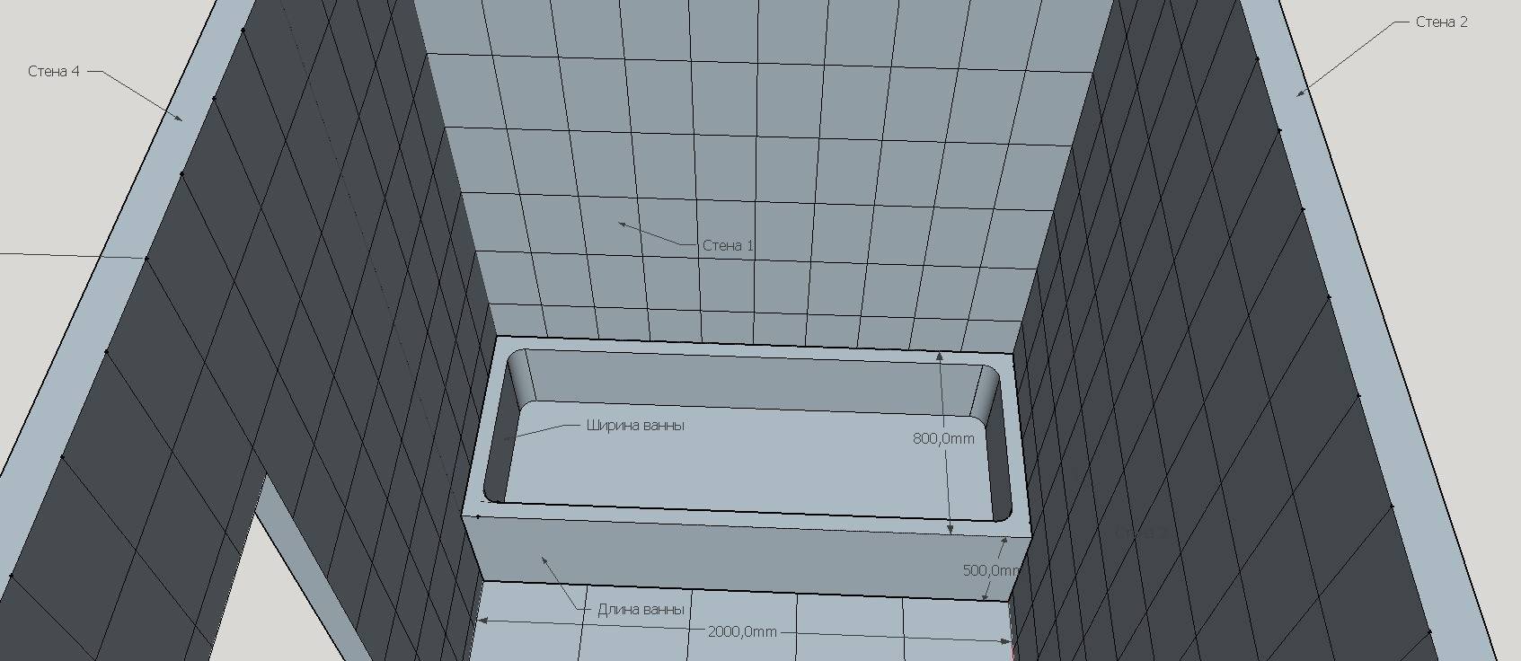 Онлайн калькулятор для расчёта плитки на ванную комнату, туалет и пол